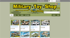 Desktop Screenshot of militarytoyshop.com