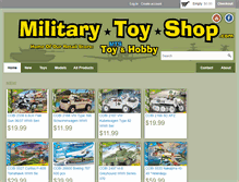 Tablet Screenshot of militarytoyshop.com